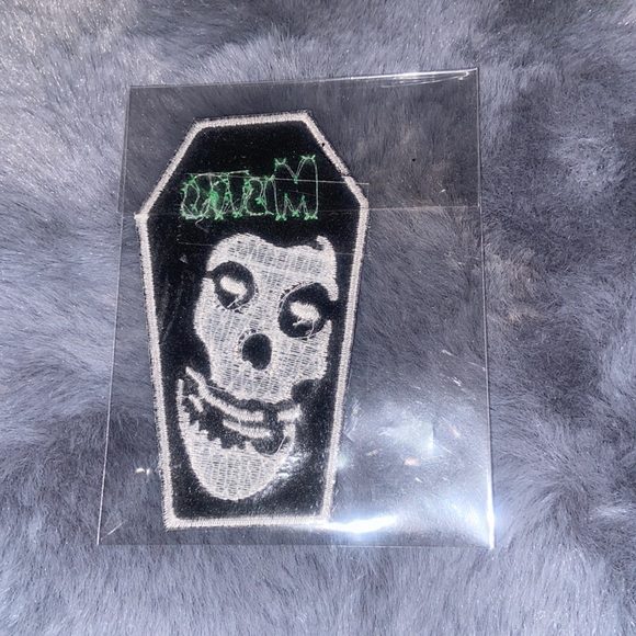 The Misfits Embroidered Patch Iconic Punk Band Coffin Skull for Jacket Etc New - Picture 2 of 2